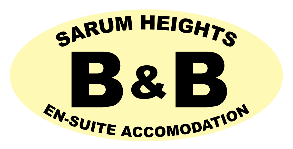 B and B in a Circle Logo - Sarum Heights: Bed and Breakfast Salisbury, Wiltshire