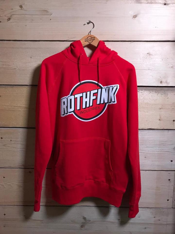 Red Classic Logo - New - Red Classic Logo Hoodie - Rothfink Industries