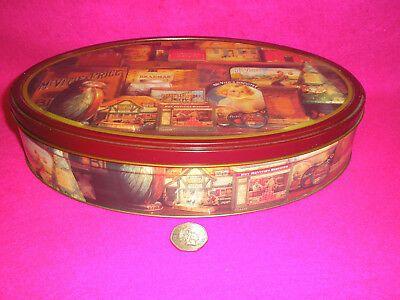 Empty Oval Logo - COLLECTABLE VINTAGE OVAL TIN 'McVITIE & PRICE' INDENTED WITH LOGO