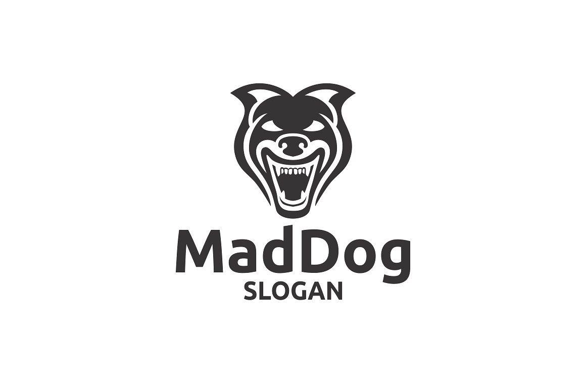 Mad Dog Logo - Mad Dog ~ Logo Templates ~ Creative Market