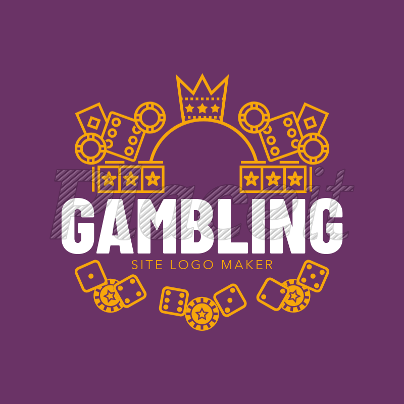 Gambling Logo - Placeit - Online Gambling Site Logo Maker with Casino Images