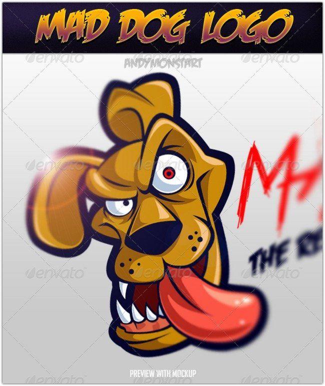 Mad Dog Logo - 32+ Eye-Catching Dog Logo Designs For Inspiration - Templatefor