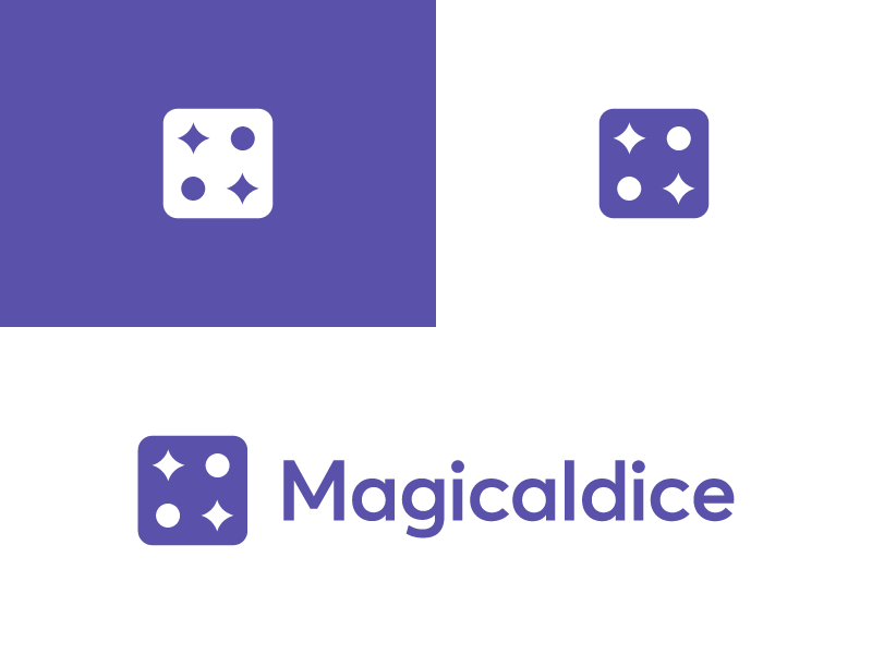 Gambling Logo - Magicaldice / gambling / logo design by Deividas Bielskis | Dribbble ...