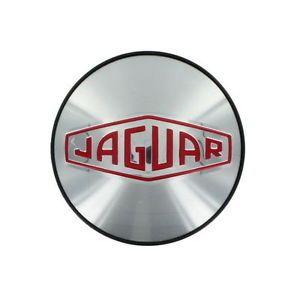 Red Classic Logo - Jaguar Silver Red Classic Logo Wheel Badge Center Cap Set Of 4 ...