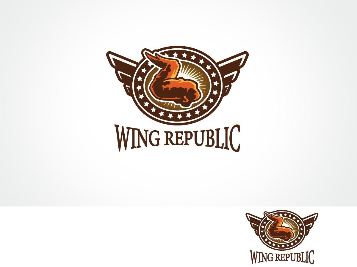 Hot Wing Logo - Modern, Masculine, Restaurant Logo Design for Wing Republic by ...