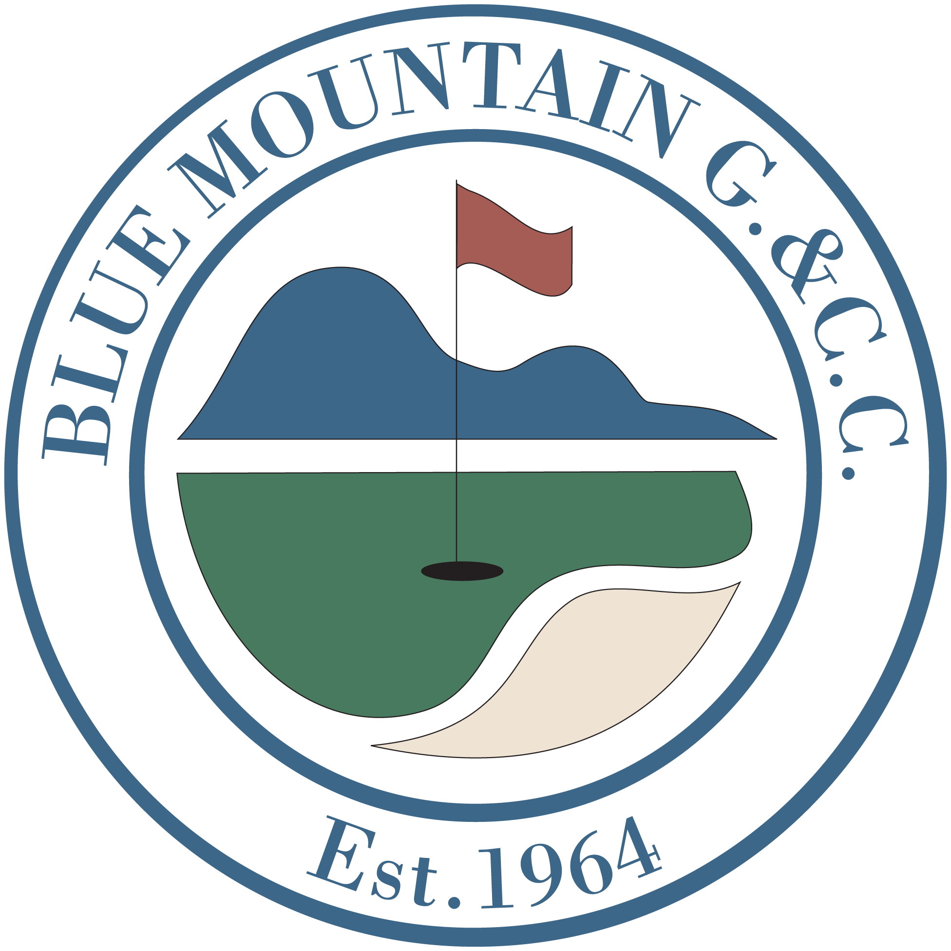 Blue Golf Logo - 2019 Membership - Blue Mountain Golf & Country Club