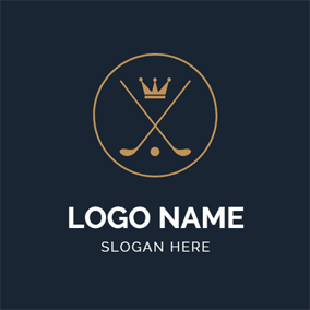 Blue Golf Logo - Free Golf Logo Designs. DesignEvo Logo Maker