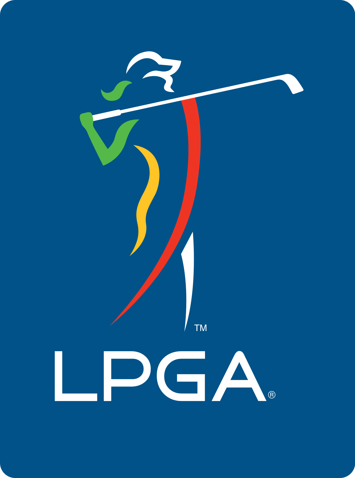 Blue Golf Logo - LPGA