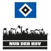 HSV Logo - OXID eShop 5. Wandtattoo Nur der HSV mit Fans und Logo. purchase