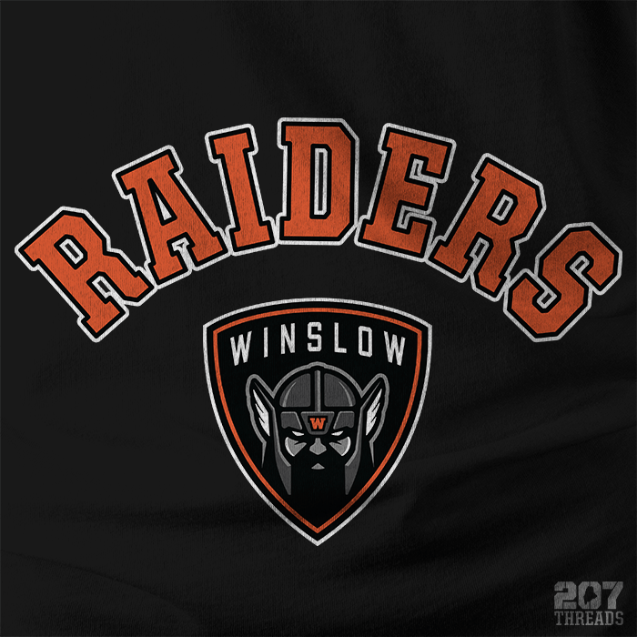 FFC Shield Logo - Winslow Raiders Hoodie - New Shield Badge Logo 01 – 207 Threads