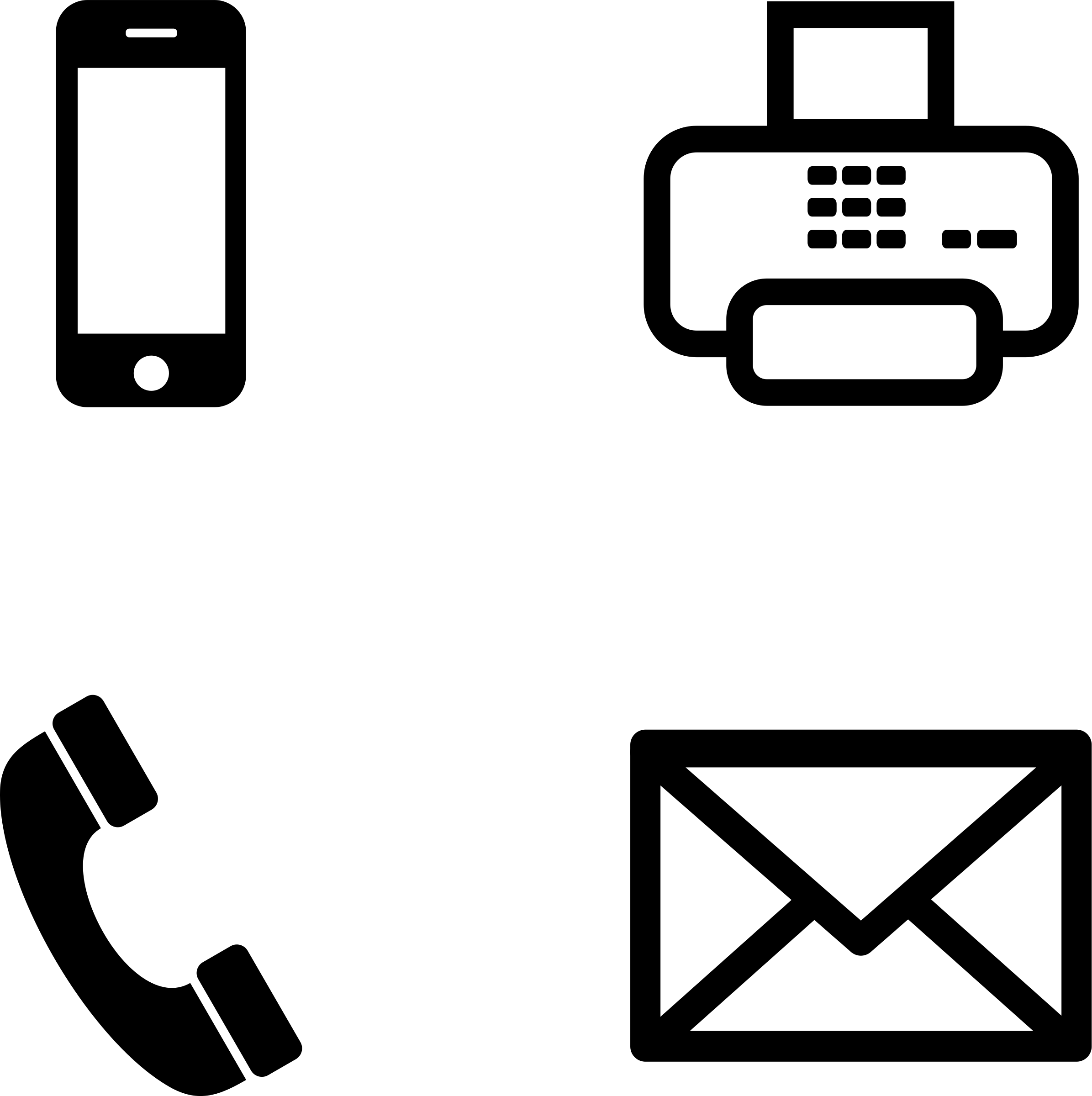Phone email Logo - Clipart pack for emails signature