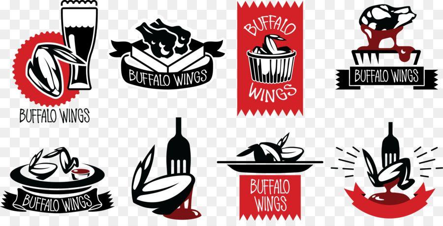 Hot Wing Logo - Buffalo wing Barbecue Logo Hot chicken Barbacoa - BBQ barbecue ...