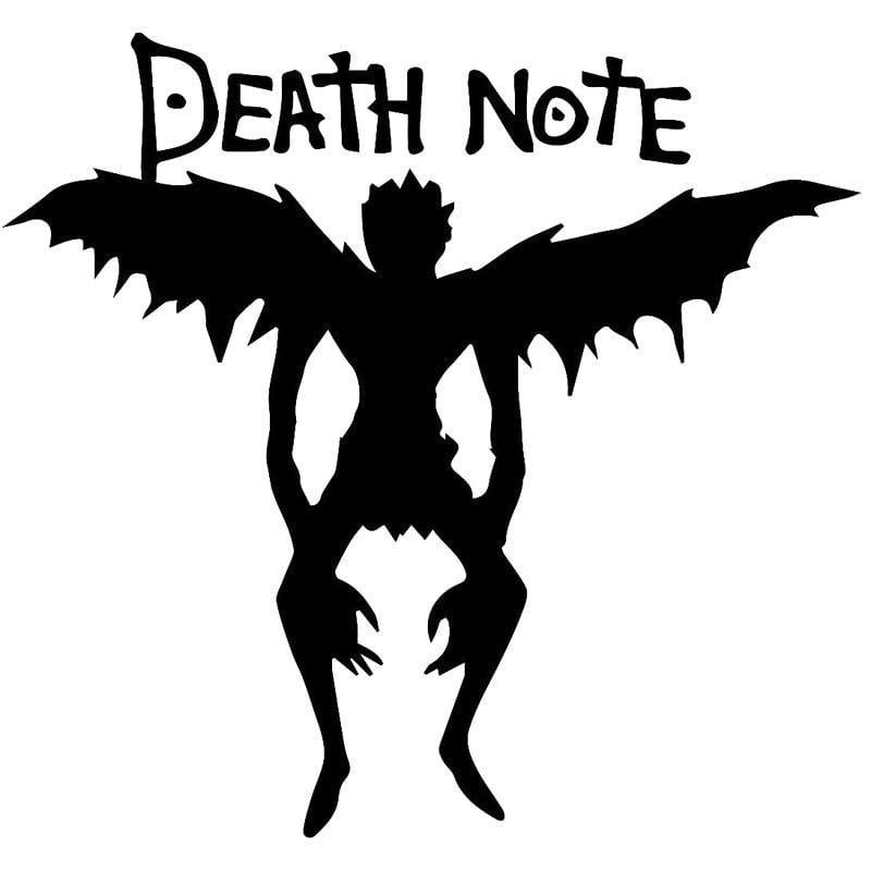 Death Note Logo - 16.5X15.6CM DEATH NOTE Originality Vinyl Decal Black/Silver Car ...