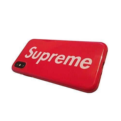 Fresh Supreme Logo - iPhone X iPhone Xs (5.8), Supreme Fashion Box Logo Cool Fresh Grip