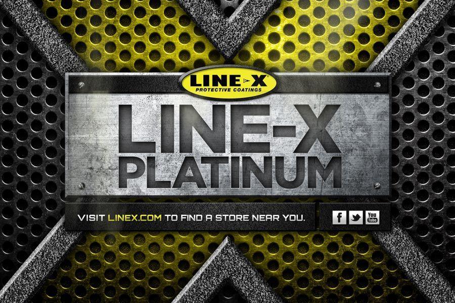 Line X Logo - Platinum