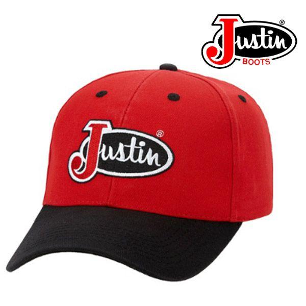 Red Classic Logo - Justin Boots RED CLASSIC LOGO Cap PDG79286 - Outback Leather