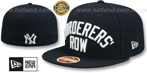 Yankees Cap Logo - Yankees MURDERERS ROW CALLOUT Navy Fitted Hat