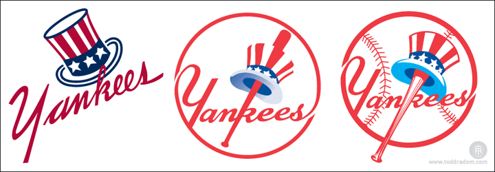 Old Yankees Logo - The Yankees' Top Hat Emblem and the Three Logos of 1946. — Todd ...