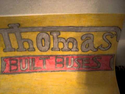 Thomas Built Buses Logo - thomas built buses logo drawing - YouTube