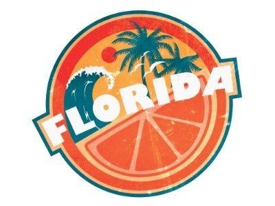 Florida Orange Logo - Best Sticker Florida Design Orange image on Designspiration