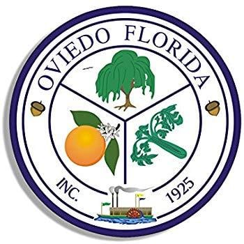 Florida Orange Logo - American Vinyl Round Citrus County Florida Seal Sticker
