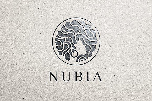 Hiar Logo - Nubia Hair Logo Template ~ Logo Templates ~ Creative Market
