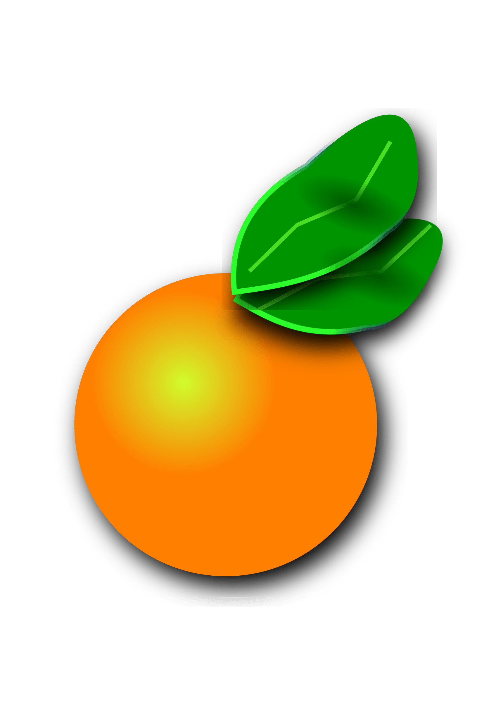 Florida Orange Logo - Clipart - Florida Orange Citrus