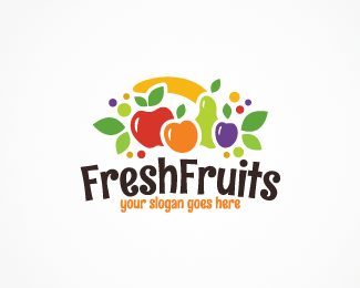 Fruits Logo - Fresh Fruits Designed by oszkar | BrandCrowd