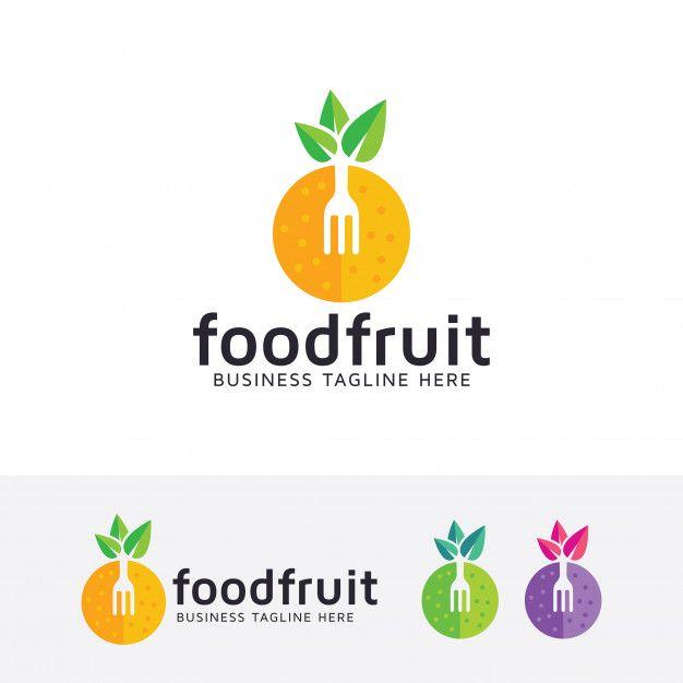 Fruit Logo - Food fruit logo template Vector