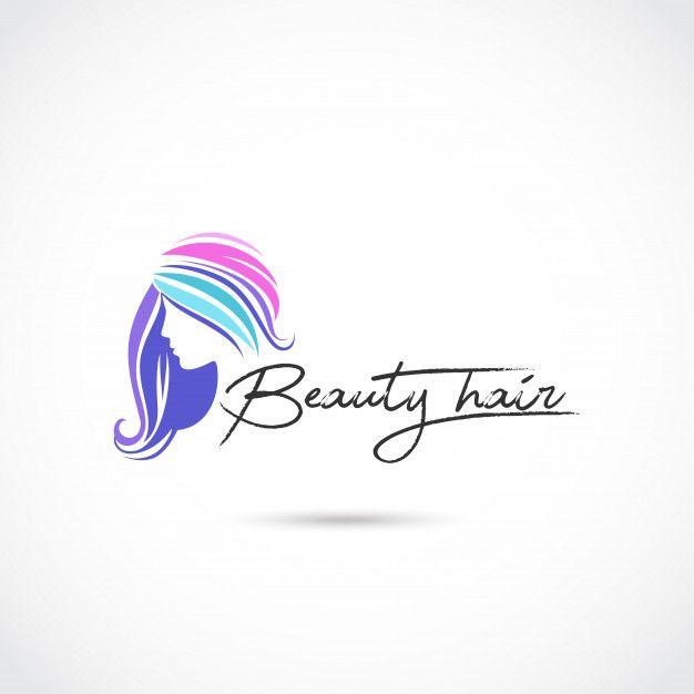 Hair Logo - Beauty hair care logo design Vector