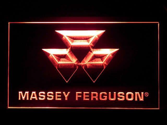 Massey Ferguson Logo - Massey Ferguson Tractor Parts Logo Neon Light Sign. massey Ferguson