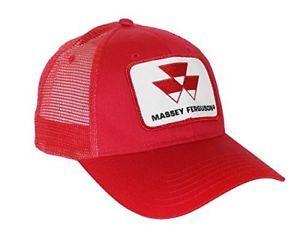 Massey Ferguson Logo - Red Massey Ferguson Tractor Logo Hat with Mesh Back 646180000753 | eBay