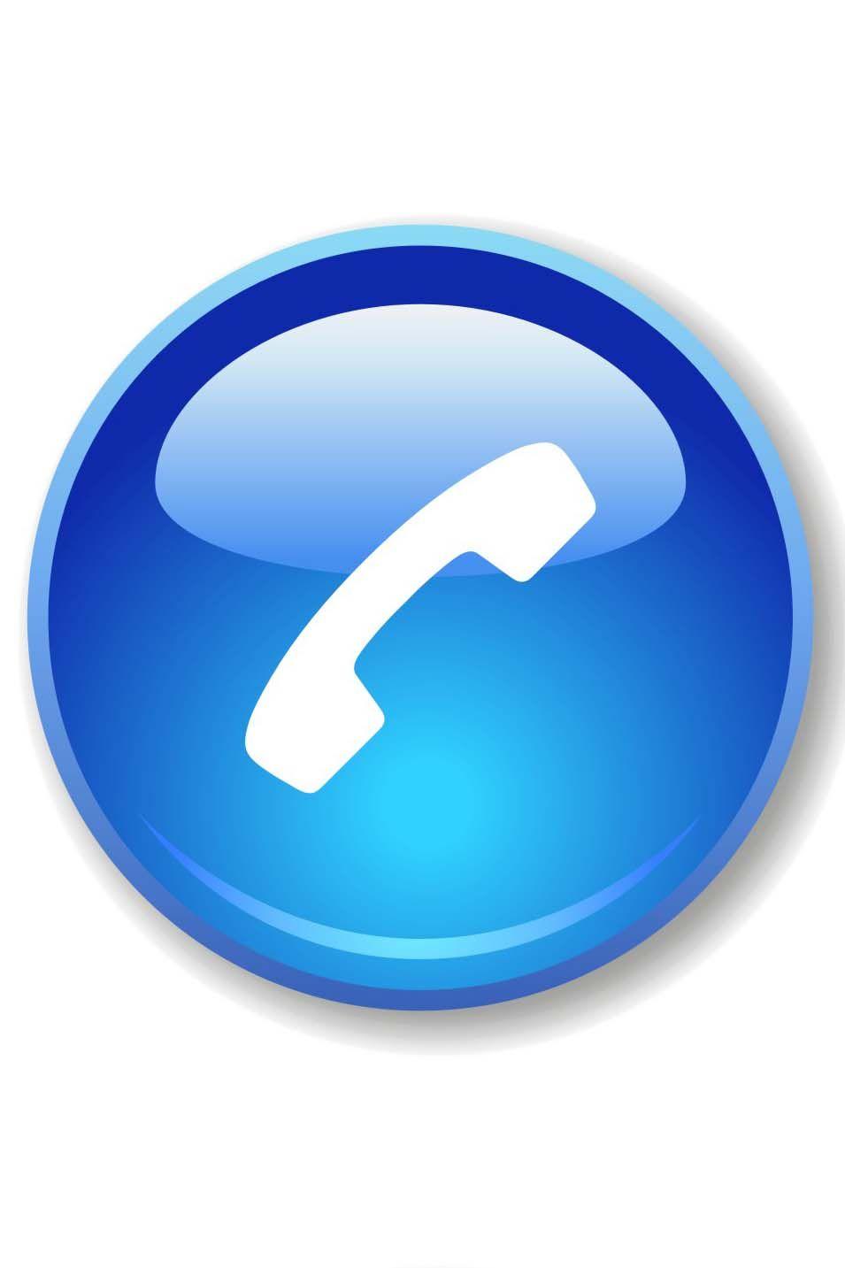 Blue Green Telephone Logo - Phone Icons - PNG & Vector - Free Icons and PNG Backgrounds