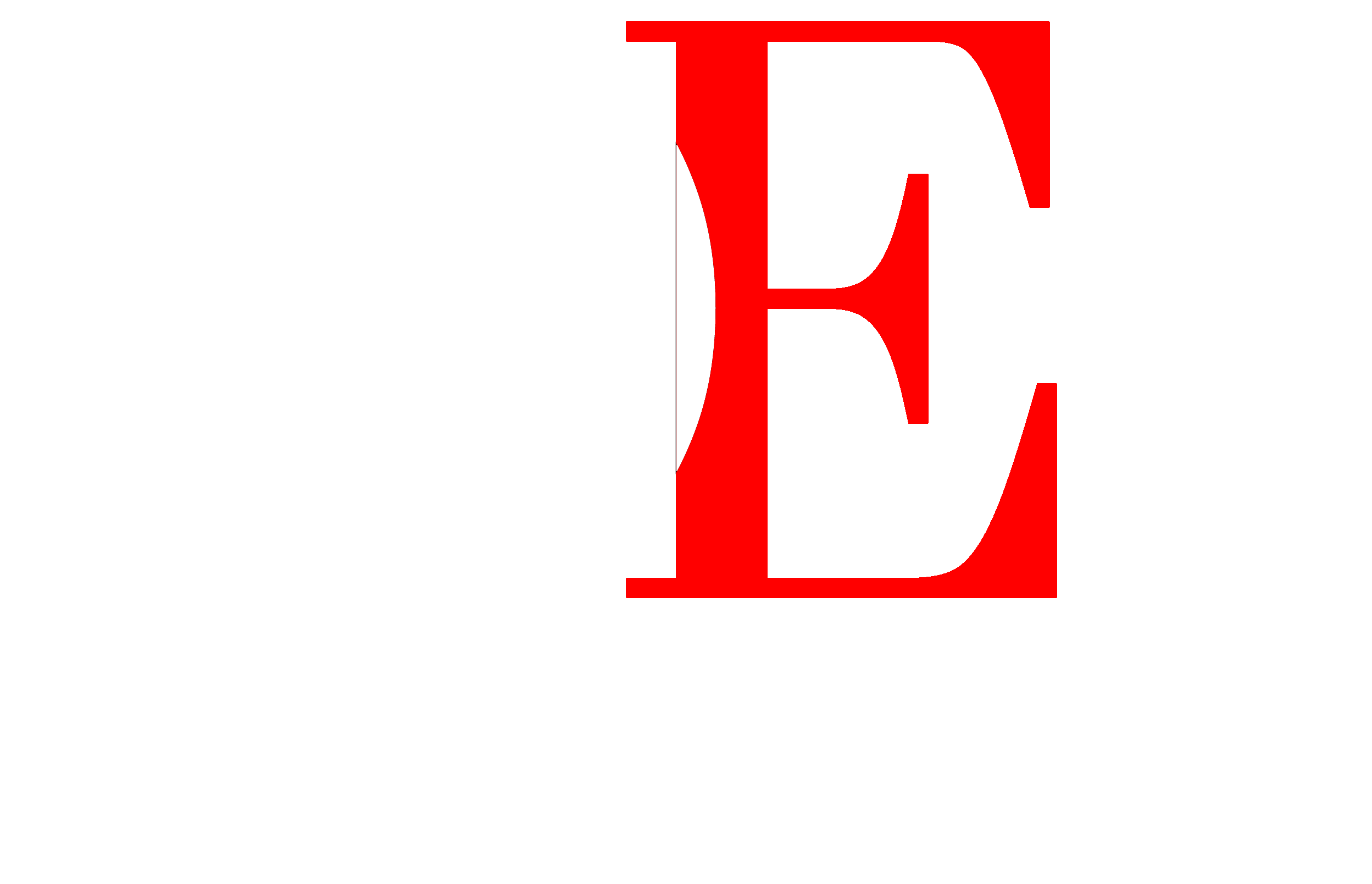 Red White OE Logo - L'Opinione Equestre