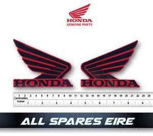 Honda Spares Logo - GENUINE HONDA 4.2 WING TANK LOGO DECALS MOTORCYCLE RACING CAR
