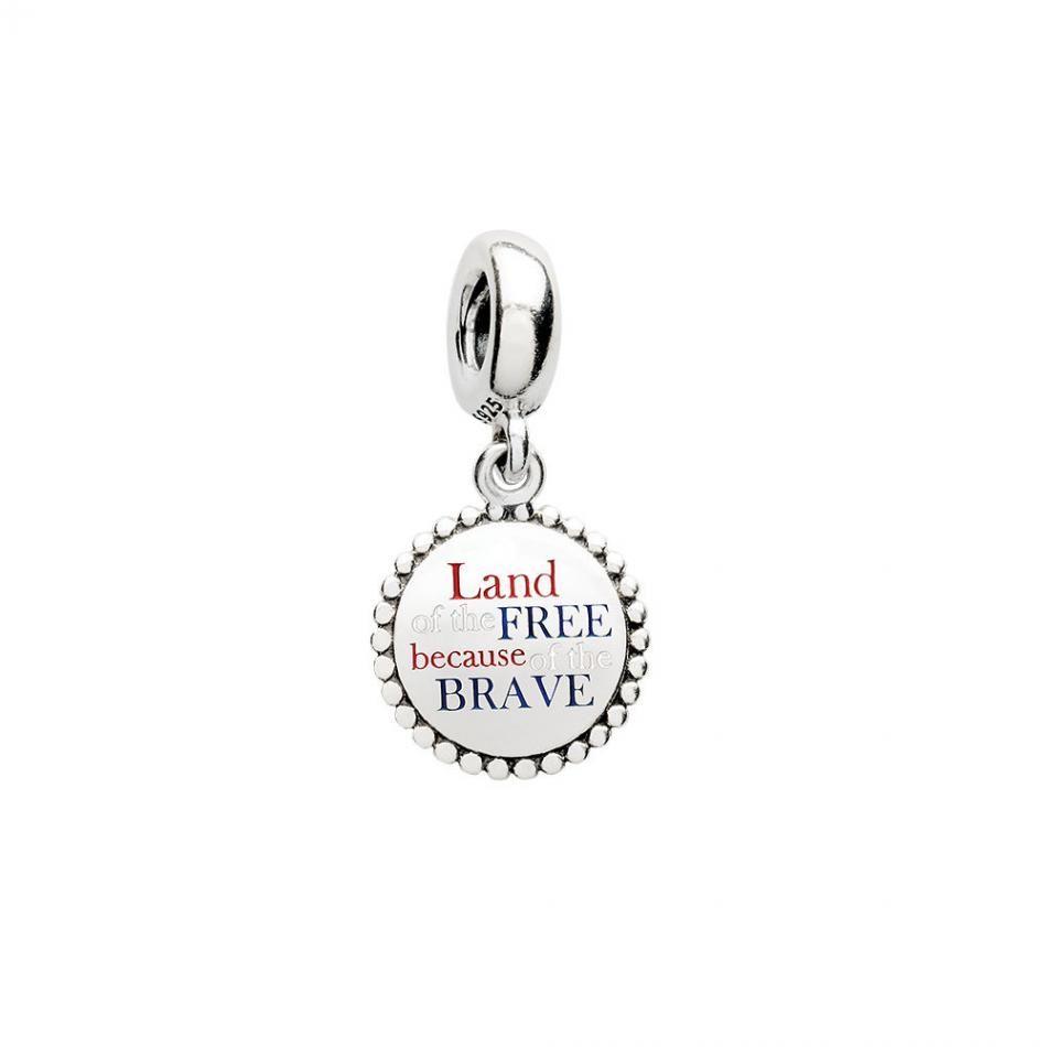 Red White OE Logo - Pandora Vacation & Travel - Womens Land of the Free Because of the ...
