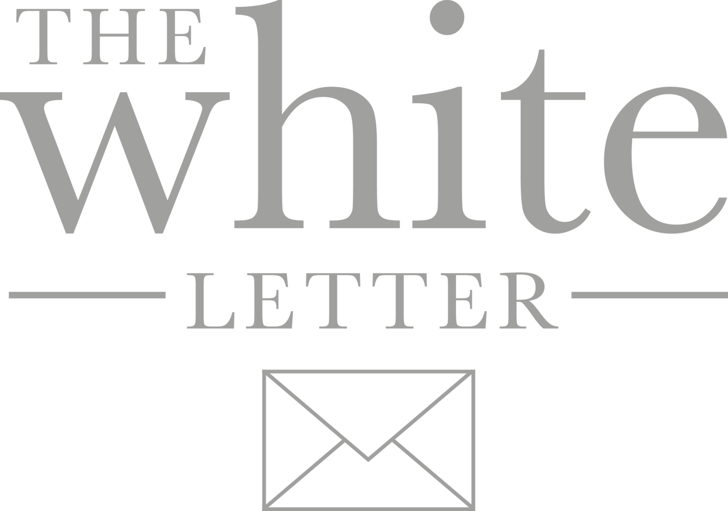 White Letter Logo - View Designs — The White Letter