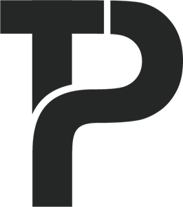White Letter Logo - T P Letter Logo Vector (.AI) Free Download