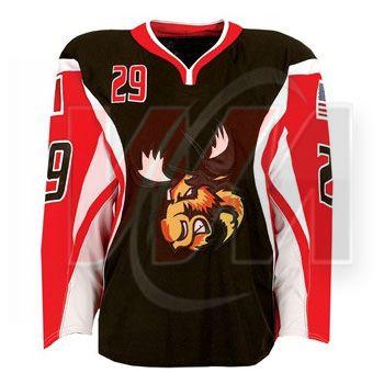 Red Black White Hockey Logo - Ice Hockey Jersey Red/black/white - Buy Ice Hockey Jersey Custom ...
