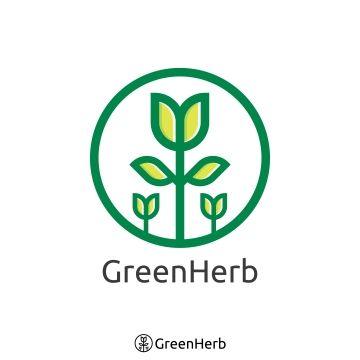 Simple Green Logo - Herbal Logo Png, Vectors, PSD, and Clipart for Free Download