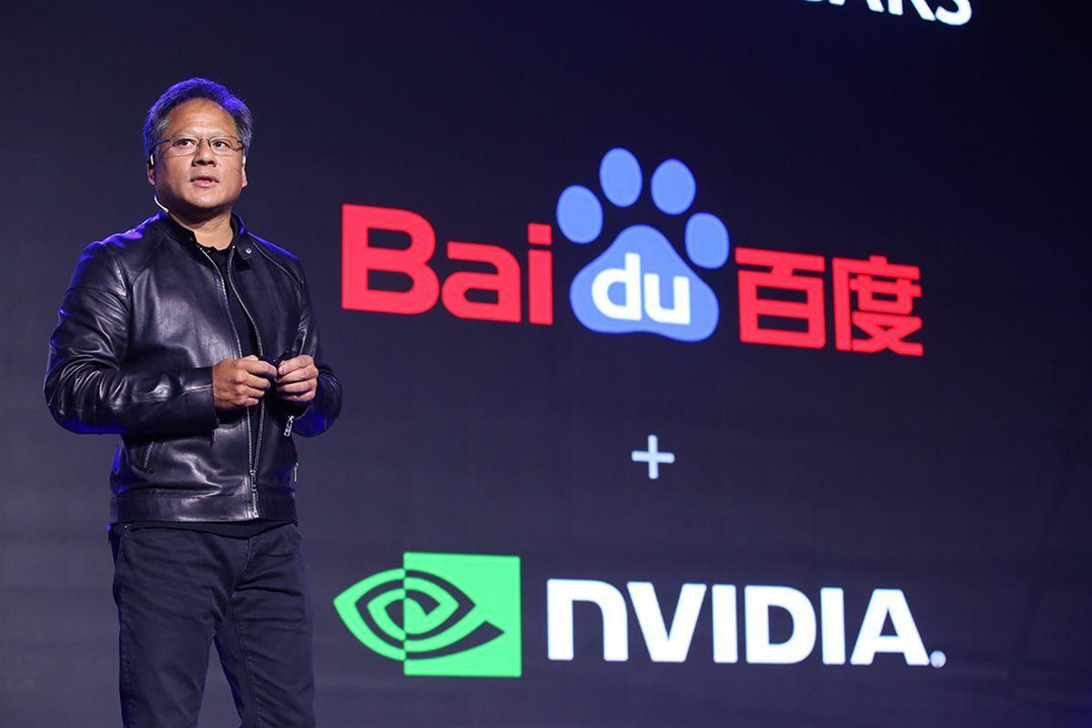 Baidu Ai Logo - Nvidia partners with Baidu to build a self-driving car AI - The Verge