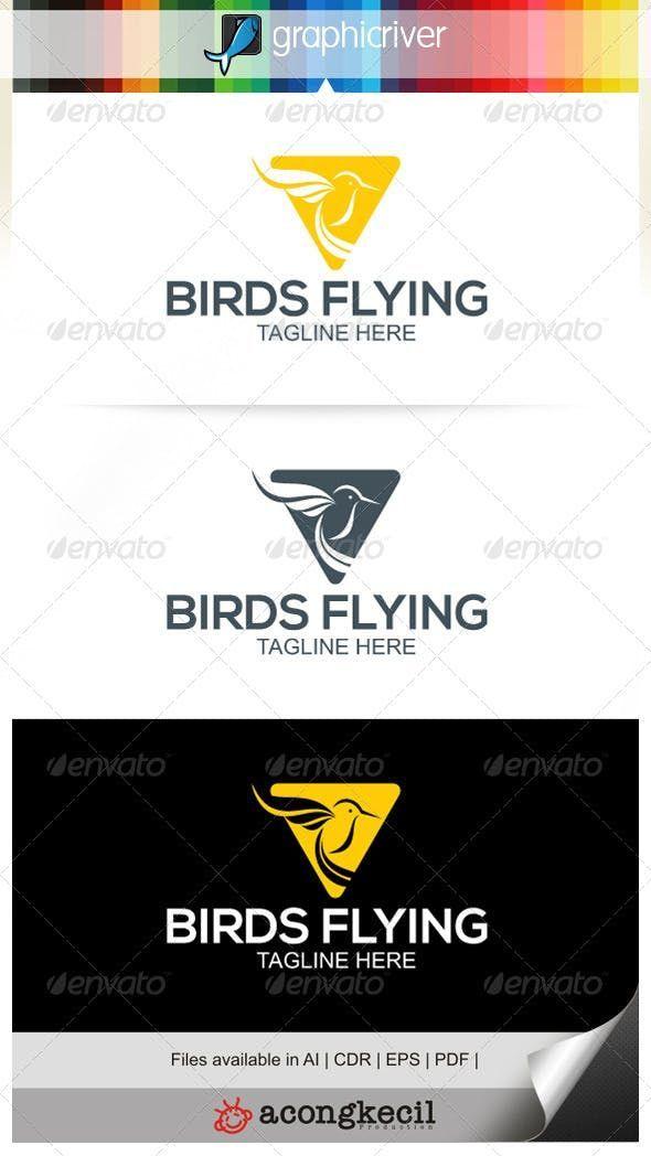 Flying Animals Logo - Bird Flying - Animals Logo Templates | Bird Logo Template ...