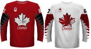 Red Black White Hockey Logo - Team Canada Ice Hockey Jersey, White/Red/Black, Men/Youth ...