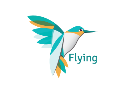 Flying Animals Logo - Flying Logo by suzan | Dribbble | Dribbble