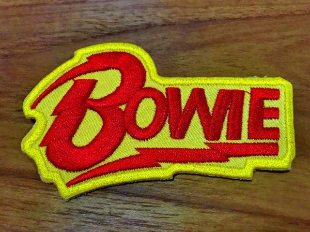 Glam Rock Band Logo - David Bowie Sew Iron on Patch Embroidered Music Artist Actor Glam Rock Band  Logo