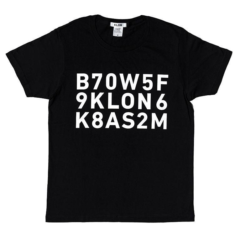 Black with Three Lines Logo - KLON Global: Tshirts SERIAL NUMBER THREE LINES BLACK | Rakuten ...