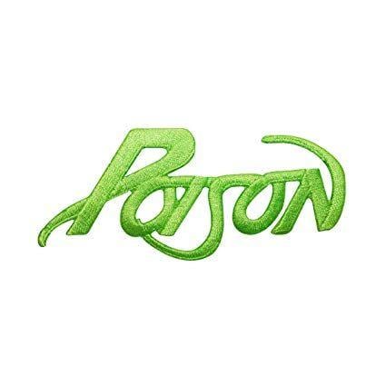 Glam Rock Band Logo - Poison Band Logo 80s Glam Metal Rock Music Merchandise Iron On Applique  Patch