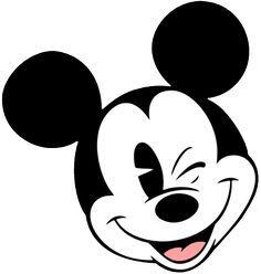 White Mickey Mouse Logo - Mickey Mouse Head template. Disney Crafts. Mickey