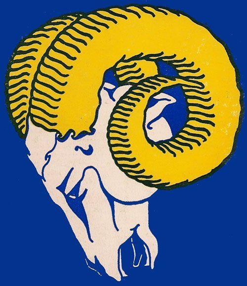 Rams Old Logo - Downtown Rams - #Rams going with the old helmet logo at
