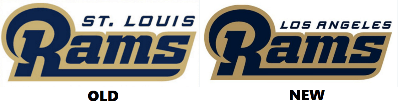 Rams Old Logo - LA Rams Unveil New Logo